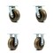 Service Caster 6 Inch High Temp Phenolic Caster Set with Roller Bearings 2 Swivel 2 Rigid SCC SCC-30CS620-PHRHT-2-R620-2 - alternate 1
